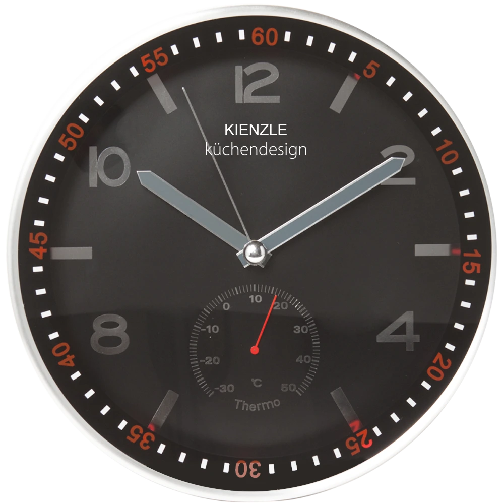 Black 30 Wall Clock